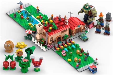 LEGO IDEAS - Plants vs. Zombies - Front Lawn