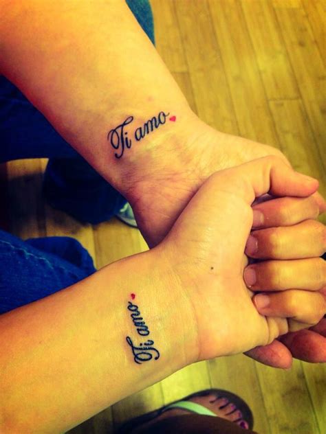 Ti Amo Tattoo #Me&Mom | Cool tattoos, Meaningful tattoos, Couples hand ...