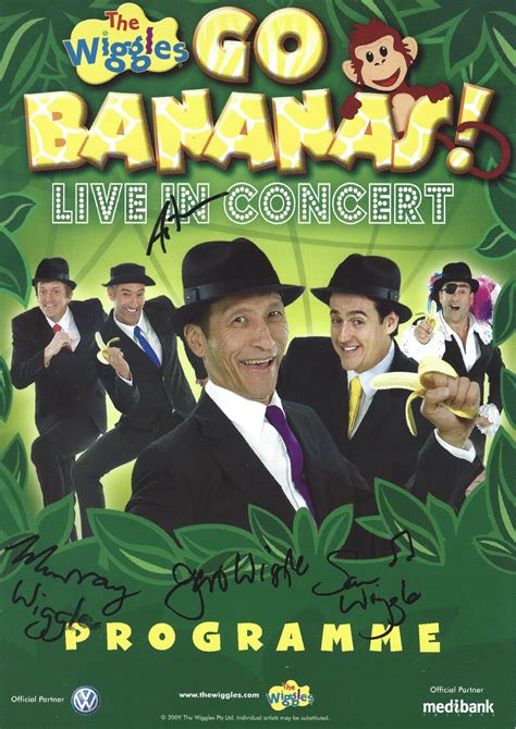 The Wiggles Go Bananas! Live in Concert Programme | Wigglepedia | Fandom