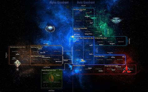 HD wallpaper: Alpha Quadrant and Beta Quadrant, Star Trek, Chart, Map ...