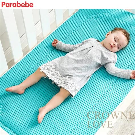 120CM*60CM Baby Mattress Padding Infant Bedding Bumper Soft Polyester ...