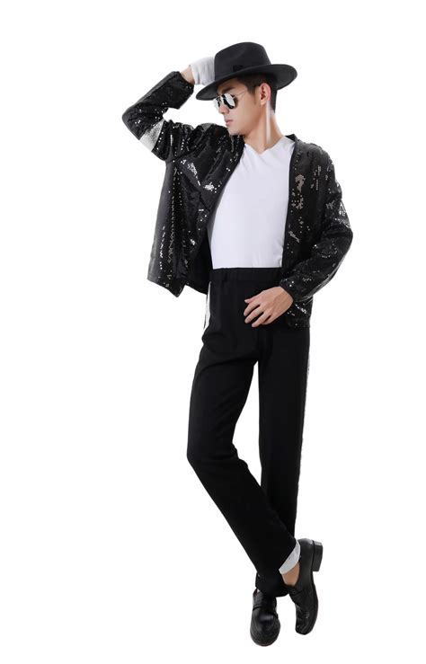 Michael Jackson Cosplay Mj Cos Child Adult Costume 6pcs Mj Billie Jean ...