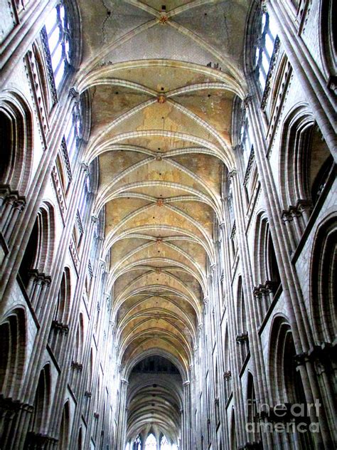 Rouen Cathedral Interior 2 Photograph by Randall Weidner - Pixels