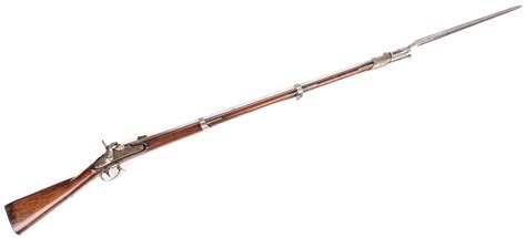 Lot 211: Harpers Ferry Model 1840 US Conversion Musket w/ Bayonet