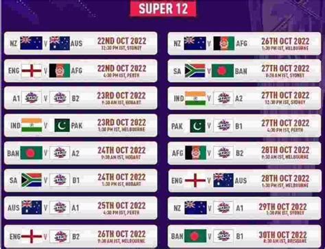 ICC World Cup Schedule 2023 PDF Download |Men's one Day World Cup ...