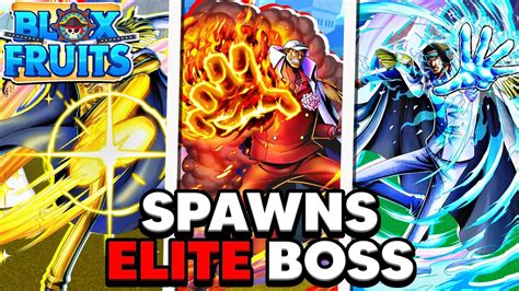 SPAWN DE TODOS OS ELITE BOSSES DO BLOX FRUITS! - YouTube