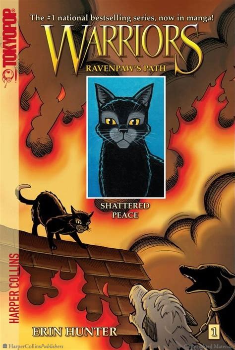 Warriors Manga Ravenpaw's Path book 1: Shattered Peace | Warrior cats ...