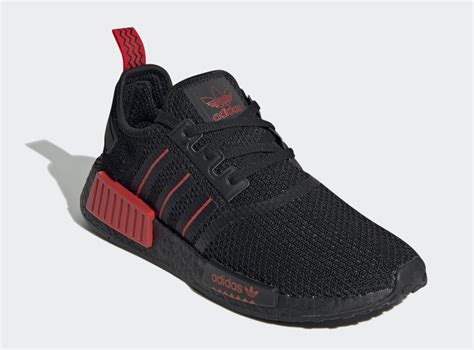 adidas NMD R1 Black Red GV8422 Release Date - SBD