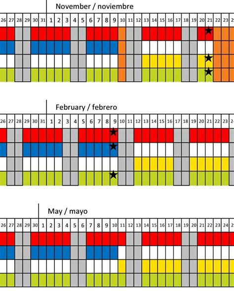 Wake County Calendar Track 4 - CountyCalendars.net