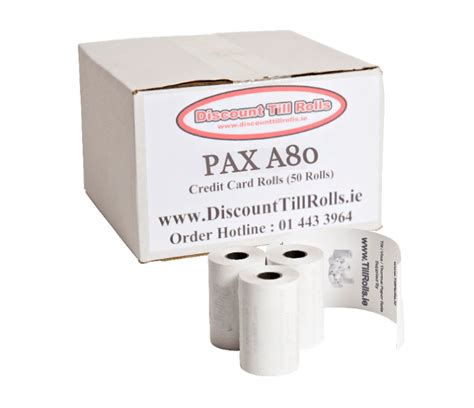 Get Fast Delivery on PAX A80 Credit Card Rolls - Order Today!