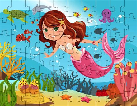 Mermaid Puzzle ~ Kids Puzzles | 12 to 1000 Pieces | Made in Oz