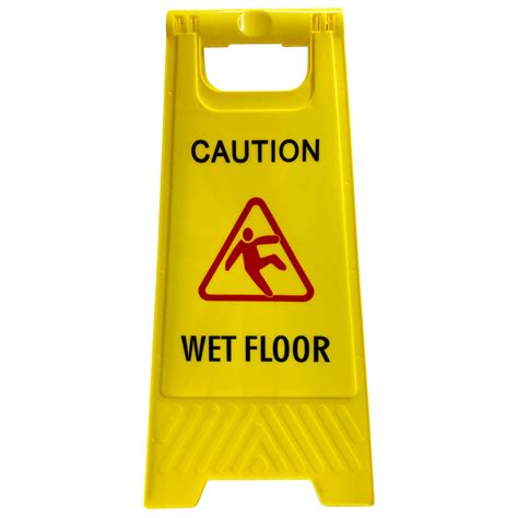 Builders Edge Safety Yellow Caution Floor Sign | Bunnings Warehouse