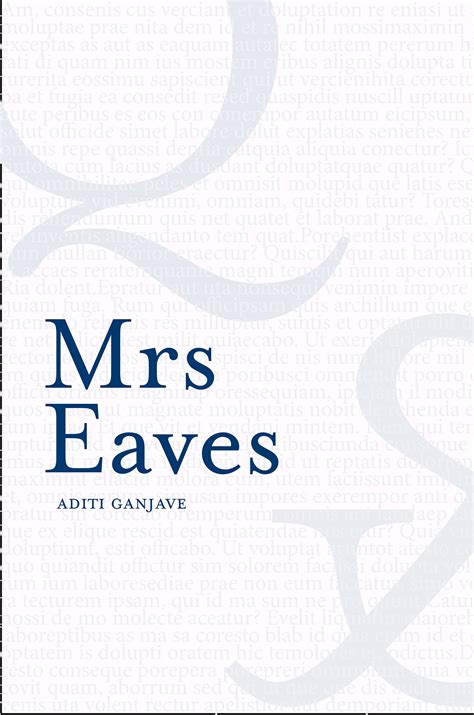 Font Research: Mrs.Eaves on Behance