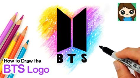 How to Draw Bts Logo - MarcokruwFrazier