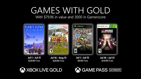 Xbox Games with Gold for July include Conker: Live and Reloaded and ...