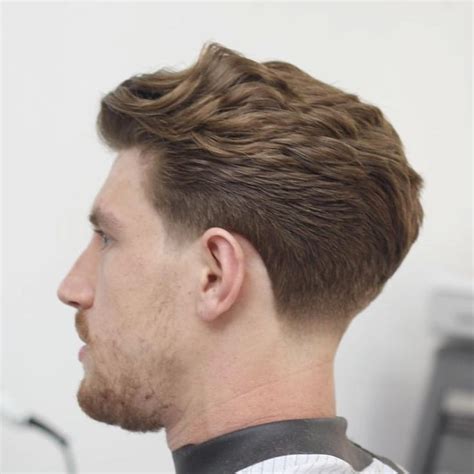 Wavy Back With Taper Fade | Taper fade haircut, Low fade haircut, Low ...