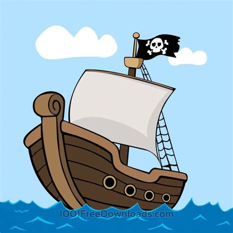 pirate ship drawing cartoon - Bottomless Online Diary Gallery Of Photos