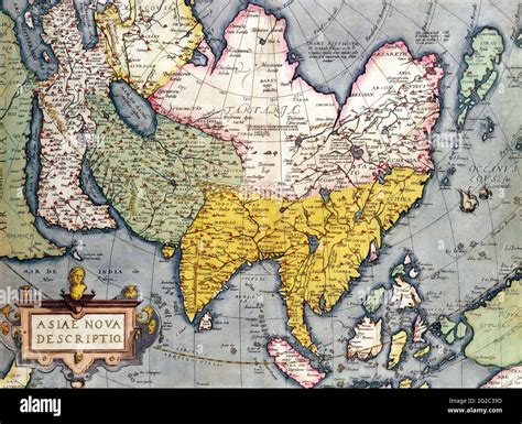 Asia Map, Map of Asia, Old Asia Map, Old Map of Asia, Retro Map of Asia ...