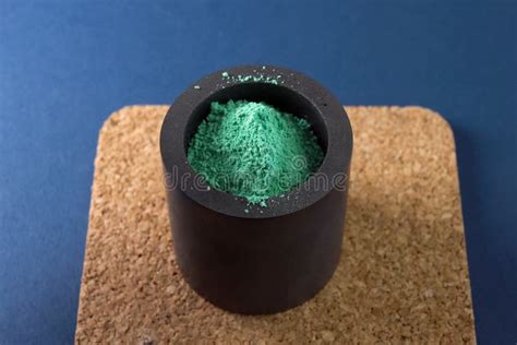 Copper green powder stock photo. Image of analytic, laboratory - 154336578