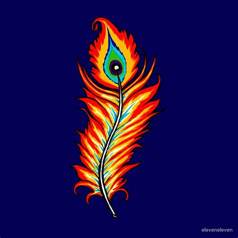 "Phoenix Feather" by eleveneleven | Redbubble