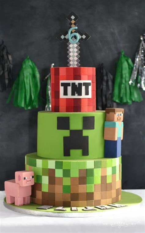 Minecraft Cake | Minecraft birthday cake, Minecraft cake designs ...