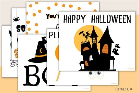 Printable Happy Halloween Sign - 19+ FREE Printables ⋆ Love Our Real Life