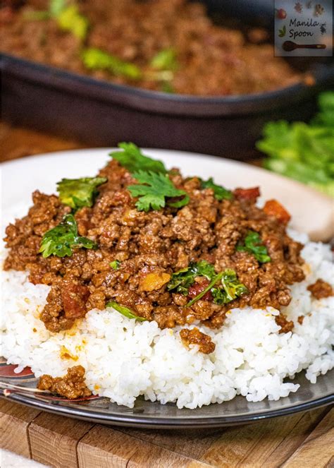 Thai Ground (Minced) Beef or Pork Curry - Manila Spoon