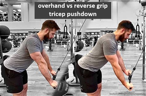 Reverse Grip Tricep Pushdown vs Overhand Grip For Bigger Arm Gains