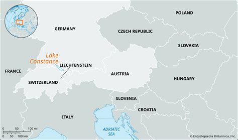 Lake Constance | Map, Switzerland, Germany, & Austria | Britannica