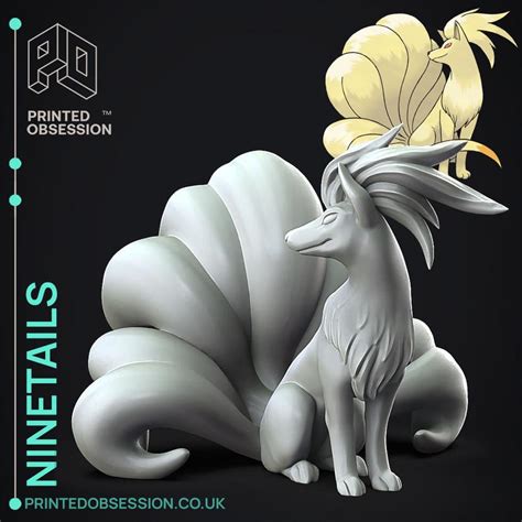 Ninetails - Pokemon - Fan Art - 3D model by printedobsession on Thangs