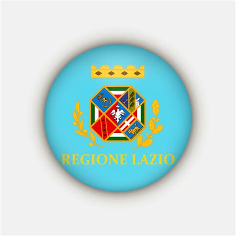 Lazio Flag. Region of Italy. Vector illustration. 20244647 Vector Art ...