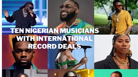 Top 10 Nigerian Musicians with International Record Deals - YouTube