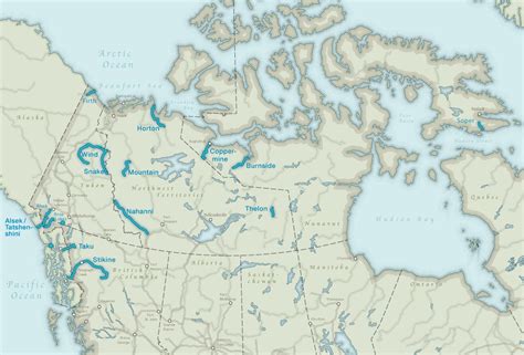 Canadian River Map