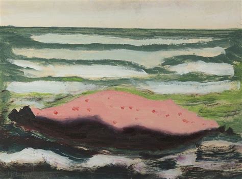 Milton Avery | Pink Island, White Waves (1959) | Available for Sale ...