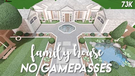 Bloxburg House Ideas 1 Story No Gamepass Layout - BEST HOME DESIGN IDEAS