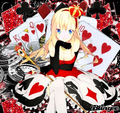 Poker Anime Girl Picture #118243237 | Blingee.com