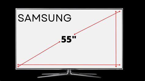 What Are the Dimensions of a 55-inch Samsung TV? | Decortweaks