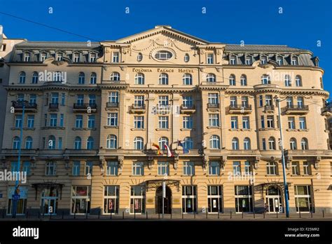 Poland, Mazovia region, Warsaw, new city, Polonia Palace Hotel Stock ...