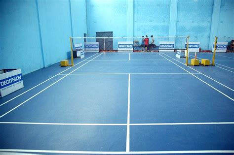 Indoor PVC Vinyl Badminton Court Flooring, Rs 60 /square feet Thermo ...