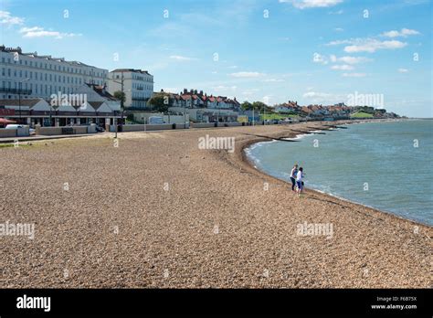 Herne Bay Beach, Herne Bay, Kent, England, United Kingdom Stock Photo ...