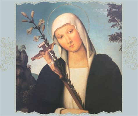 Saint April 29 : St. Catherine of Siena - Doctor of the #Church ...