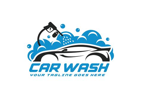 Car wash logo design vector illustration 11864183 Vector Art at Vecteezy