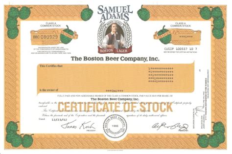 Boston Beer - Company Profile