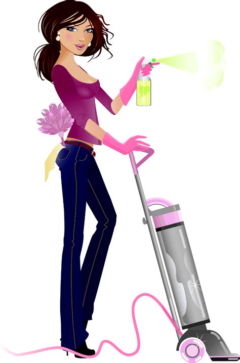 Cleaning ladies clipart - Clipground