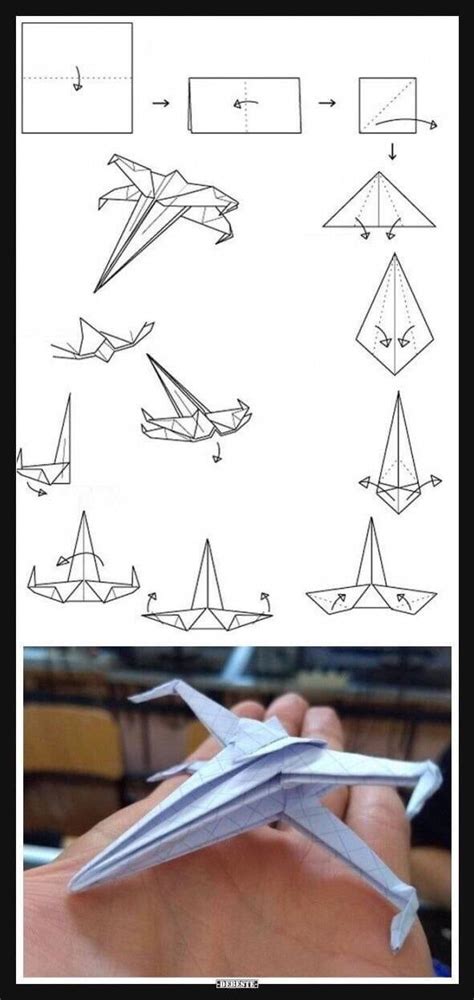 Origami X-Wing. You can thank me later. - coolguides | Tutoriel d ...