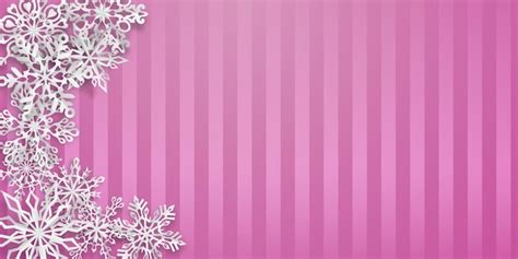 Premium Vector | Christmas background with several paper snowflakes ...