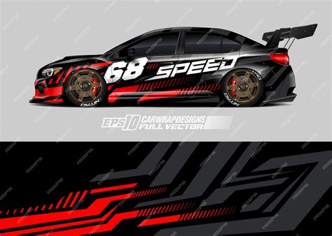 Premium Vector | Car livery illustration