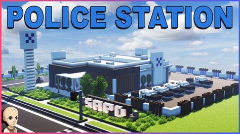 ★Minecraft Tutorial: How To Make A Modern Police Station with Interior ...