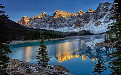 Herbert Lake Banff National Park Canada Wallpapers - Wallpaper Cave