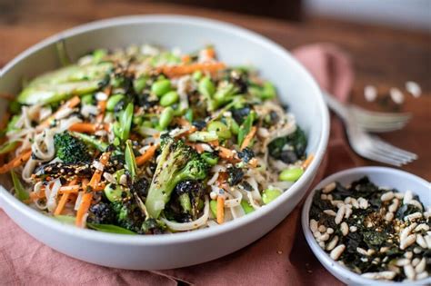 Grilled Broccoli & Miso Noodle Salad — Farm to Fork